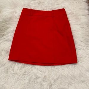 Express NWT red mini skirt
